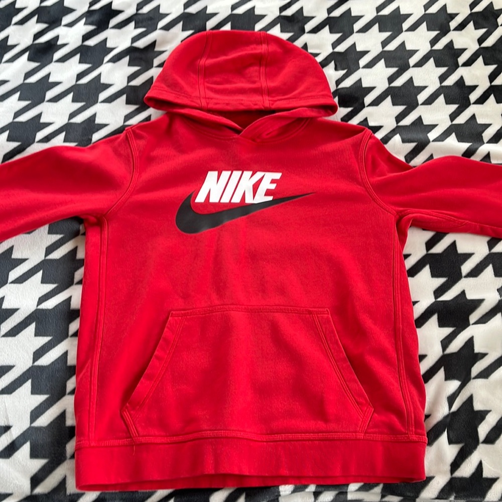 Nike hoodie, red.